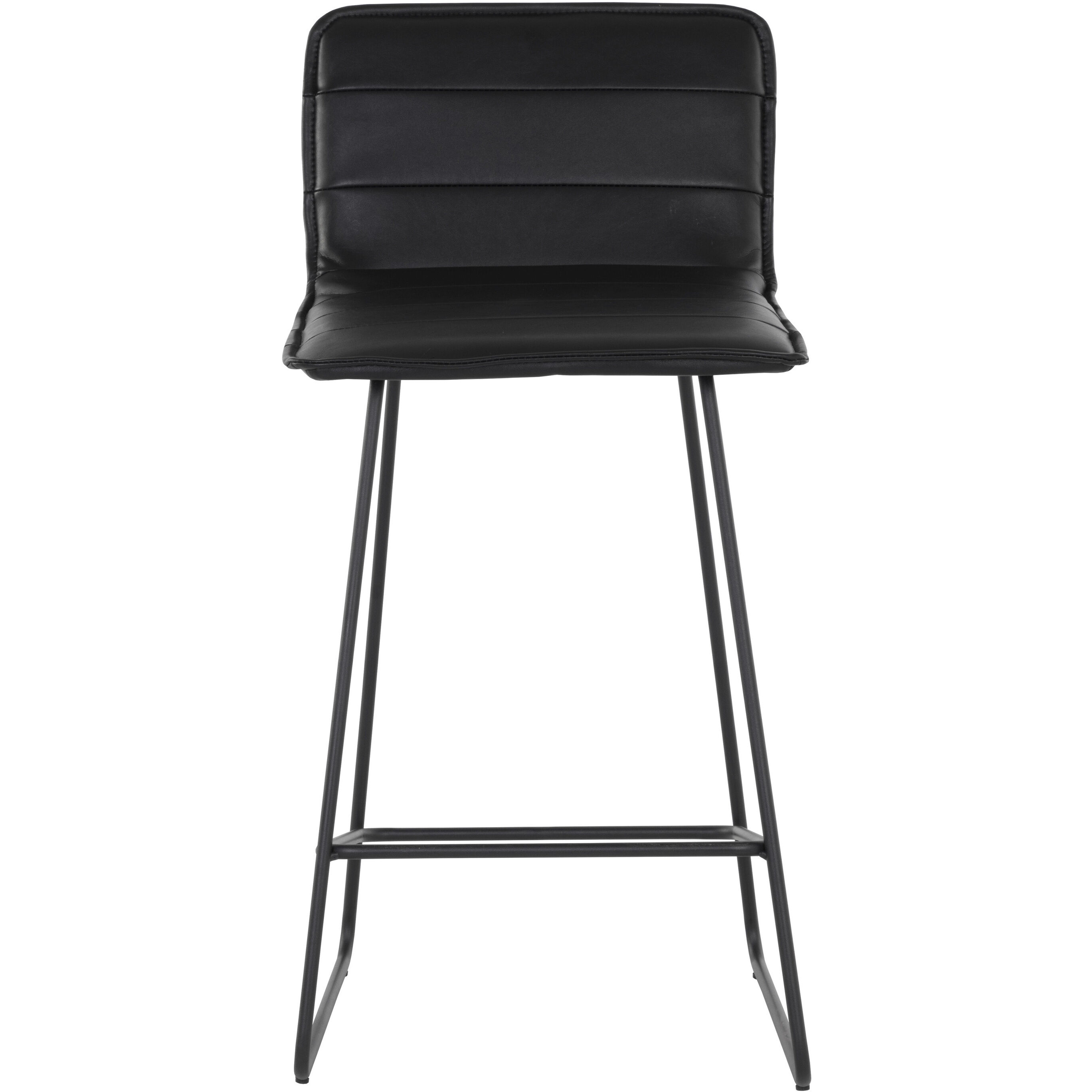 Jovanah 37 inch Bravo Black Counter Stool, Set Of 2